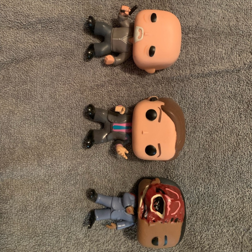 Breaking bad funko pop Walter white mike, Saul Gus
